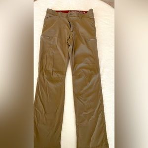 Mens Wrangler pocketless cargo pants 34x30